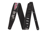 Sangle Fender x Wrangler en denim déchiré - Noire