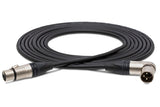 Hosa - Camcorder Microphone Cable Neutrik XLR3F to Right Angle XLR3M, 1.5 Foot