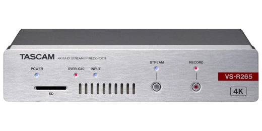 Tascam - VS-R265 Live Streaming Hardware Encoder/Decoder with 4K Support