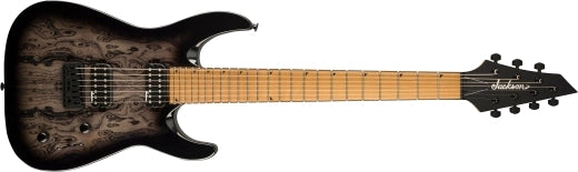 Jackson Guitars - Série JS Dinky Arch Top JS32-7 DKA HT, touche en érable caramélisé - Trans Black Burst
