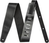 Fender - 2-1/2 Inch Broken-in Leather Guitar Strap - Black