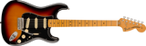 Fender - Stratocaster Vintera II 70s, touche en érable - Sunburst 3 couleurs avec housse de transport