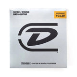 Dunlop - Cordes de basse Super Bright Light, .040-.120, 5 cordes/jeu