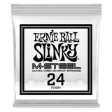 Corde simple pour guitare électrique Ernie Ball M-Steel Wound - .024