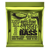 Ernie Ball - Cordes pour basse Regular Slinky Short Scale 45-105