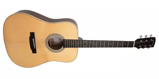 Guitare acoustique/électrique en bois massif Gold Tone - The Dread avec housse - Satin Natural