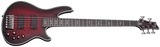 Schecter - Hellraiser Extreme-5 5-String Bass - Crimson Red Burst Satin