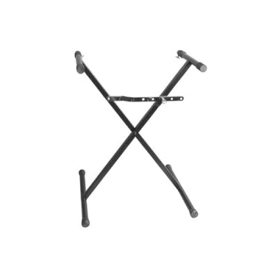 Support de clavier Yorkville Sound - Robuste, à un niveau et à simple embase