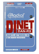 Radial - Récepteur réseau DiNET DAN-RX Dante