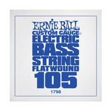 Corde simple pour basse électrique Ernie Ball .105 Flatwound