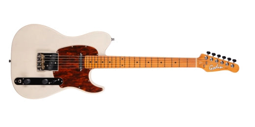 Guitares Godin - Guitare électrique Stadium Pro, manche en érable avec housse - Crème Ozark