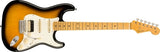 Fender - Stratocaster HSS modifiée JV des années 50, touche en érable - Sunburst bicolore