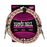 Ernie Ball - 10 Straight Braided Cable - Emerald Argyle
