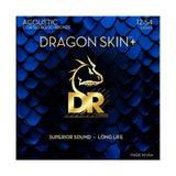DR Strings - Dragon Skin+ 80/20 Bronze pour guitare acoustique - Léger (12-54)