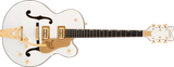 Gretsch Guitars - Synchromatic Falcon Hollow Body Single-Cut with Bigsby, Ebony Fingerboard - White