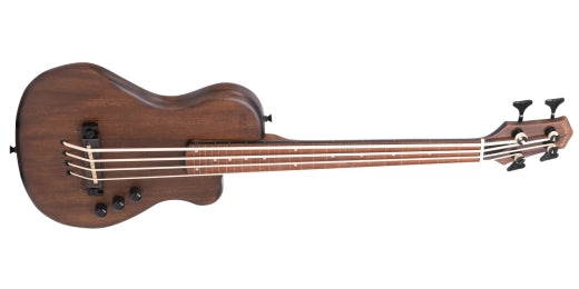Microbasse électrique fretless ME-BassFL, diapason 23, couleur or, avec housse