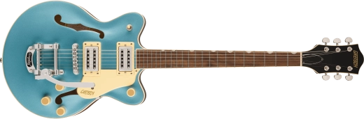 Guitares Gretsch - Guitare G2655T Streamliner Center Block Jr. Double Cut avec Bigsby, touche en laurier - Bleu arctique
