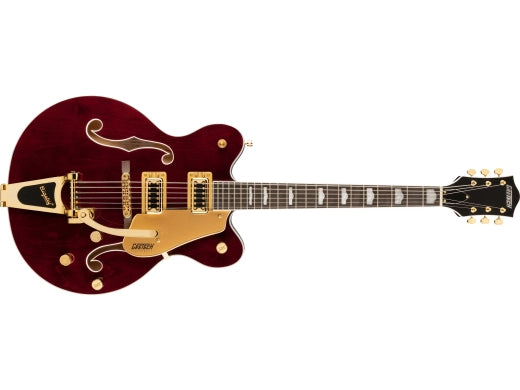 Gretsch Guitars - G5422TG Electromatic Classic Hollow Body Double-Cut with Bigsby and Gold Hardware, Laurel Fingerboard - Walnut Stain