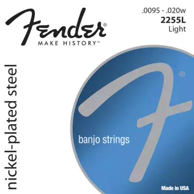 Fender - Nickel Plated Steel Banjo Strings Light