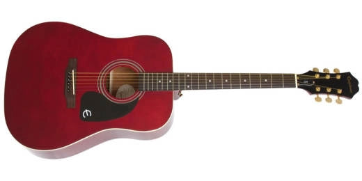 Epiphone - Guitare acoustique Songmaker DR-100 - Rouge vin avec accastillage doré