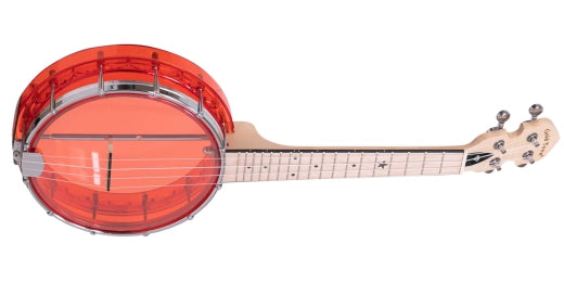 Gold Tone - Little Gem See-Through Banjo-Ukulele - Ruby