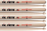 Vic Firth - Pack American Classic (3 paires + 1 paire offerte) - 2B