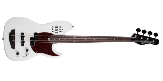 Godin Guitars - RG-4 Ultra Carbon White RN Bass Electric/Acoustic Hybrid with Gigbag