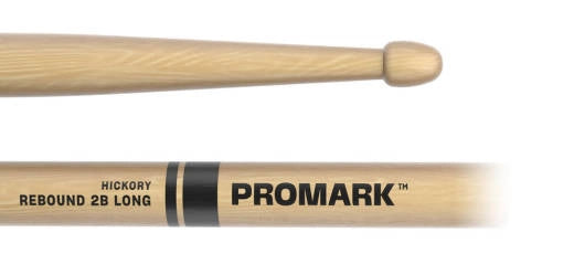 Promark - Baguettes de batterie longues en hickory laqué - 2B