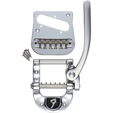 Bigsby - B5F Fender Telecaster Vibrato Kit with Fender F Stamp - Polished Aluminum