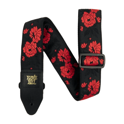 Sangle de guitare Ernie Ball - Tango Rose Jacquard