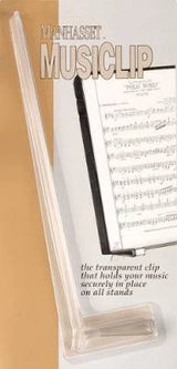 Manhasset - MusiClip - Plastique transparent, unité
