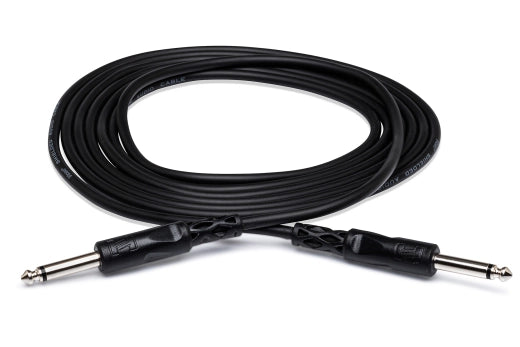 Hosa - Unbalanced Interconnect, 1/4 in TS to Same, 1 ft