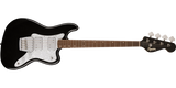 Squier - Paranormal Rascal Bass HH, touche en laurier - Noir métallisé
