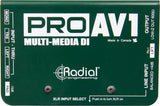 Radial - Pro AV1 Passive 1 Channel Multimedia DI Box