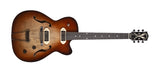 Guitares Godin - Guitare électrique 5th Avenue Thin Line, micros dorés avec housse - Vintage Burst