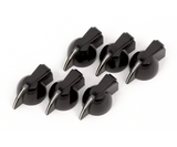 Fender - Pure Vintage Black Chicken Head Amplifier Knobs (6)