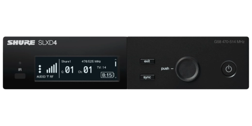 Shure - SLXD4 Digital Wireless Receiver: G58