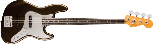 Fender - American Ultra II Jazz Bass, touche en ébène - Texas Tea