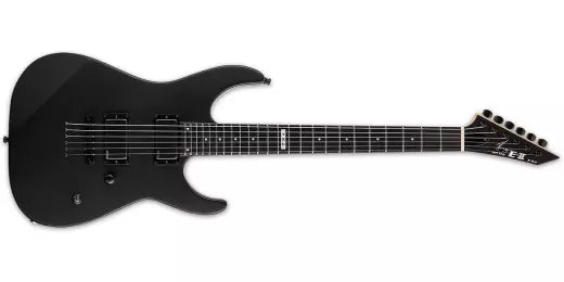 ESP Guitars - Guitare électrique Signature E-II Jeff Ling avec étui - Noir satiné