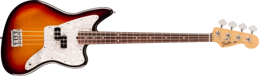 Fender - Basse Jaguar Mark Hoppus en édition limitée, touche en palissandre avec housse - Sunburst 3 couleurs