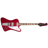 Epiphone - 1963 Firebird V Electric Guitar with Hardshell Case - Cherry