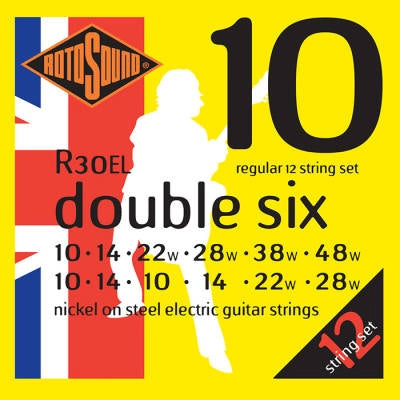 Roto Sound - Guitare électrique 12 cordes nickelées 10-48