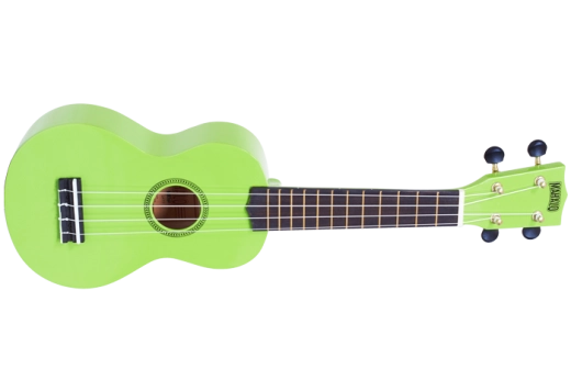 Mahalo - Rainbow Series Soprano Ukulele with Bag - Green