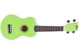 Mahalo - Rainbow Series Soprano Ukulele with Bag - Green