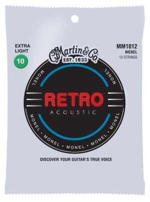 Martin - MM1012 Guitare acoustique rétro 12 cordes - Extra légère 10-47