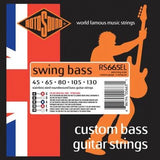 Rotosound - Cordes basses en acier inoxydable 5 cordes - Diapason extra long - 45-130