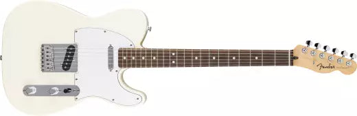 Fender - Standard Telecaster, touche en laurier avec pickguard blanc - Olympic White