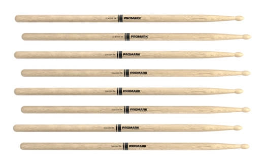 Promark - Baguettes de batterie Shira Kashi en chêne laqué (paquet de 4) - 5A