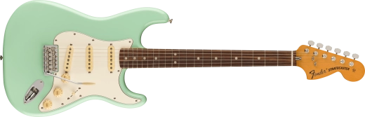 Fender - Stratocaster Vintera II 70s, touche en palissandre avec housse - Vert surf