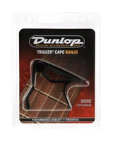 Dunlop - Capodastre à déclenchement pour banjo, noir mat